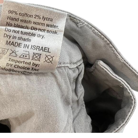 Bevy Flog Kim Cargo Shorts‎ Pockets Cotton Stretch Gray Size 28 - Picture 11 of 11